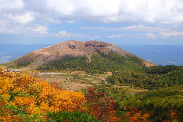 Mt. azumakofuji tónovaná podzimu — Stock fotografie