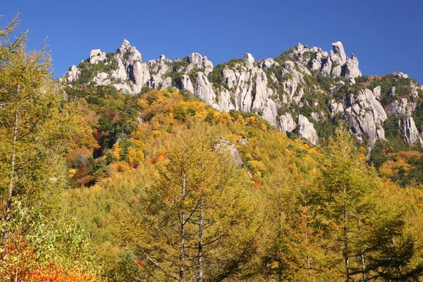 Autumn crag mountain — Stock Photo, Image