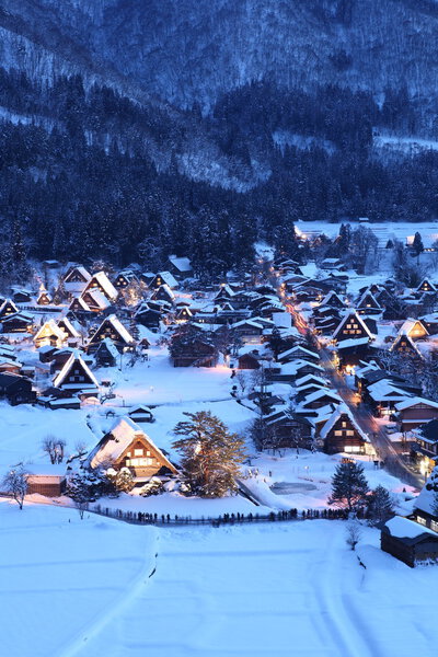 Light up of Shirakawago