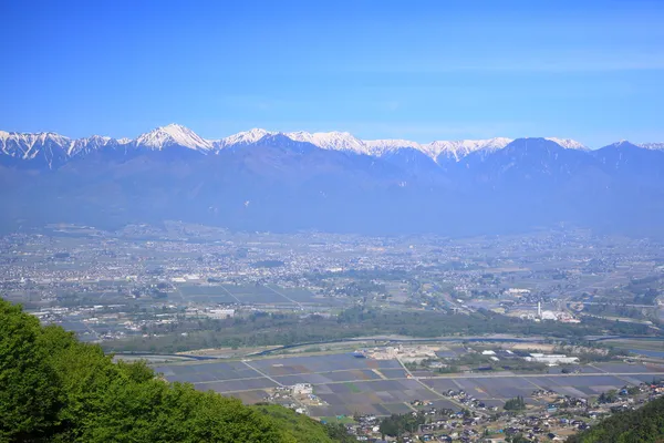 Ciudad de Azumino y Japón Alpes —  Fotos de Stock