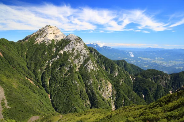 日本阿尔卑斯山 kaikomagatake — 图库照片