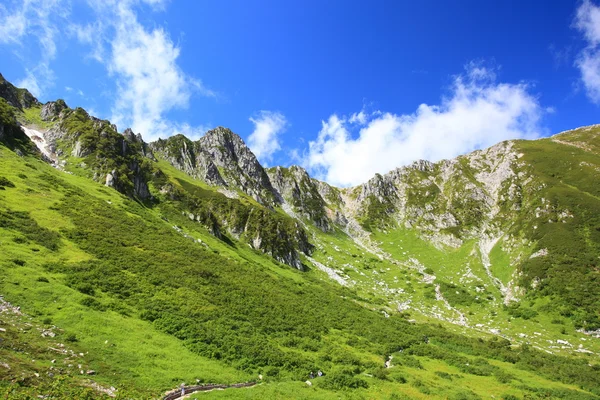 Japanische Alpen senjyojiki carl — Stockfoto