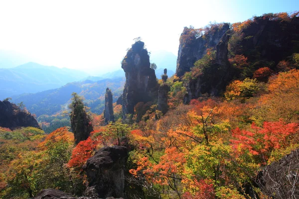 Autumn colours of crag — Stock Photo, Image