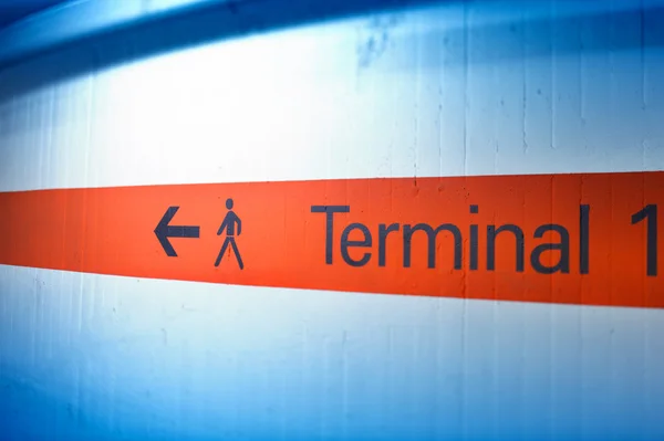 Kierunek terminala — Zdjęcie stockowe