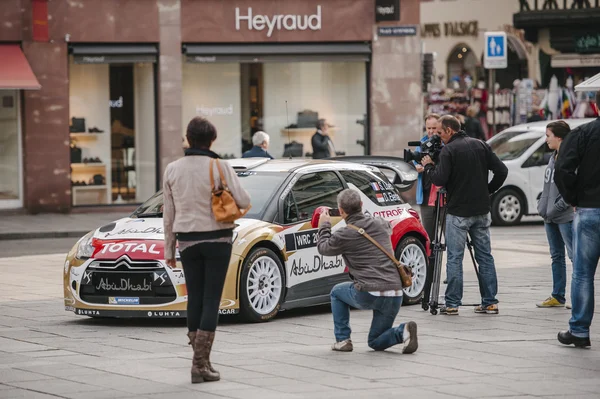 Preparação do Campeonato WRC em Estrasburgo — Fotografia de Stock