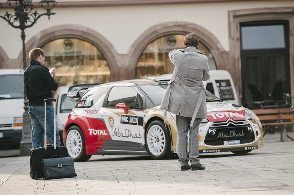Preparação do Campeonato WRC em Estrasburgo — Fotografia de Stock