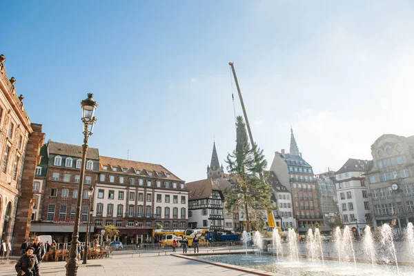 Страсбург ялинку зведений — стокове фото
