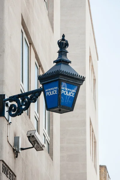 Metropolitan Police lantern in London — Stock Photo, Image