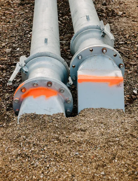 Yeraltı gidiş Gaz boruları — Stok fotoğraf