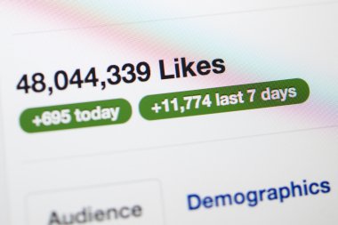 Facebook sayfa milyonlarca seviyor