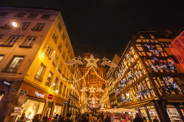 Страсбургский Рождественский рынок — стоковое фото