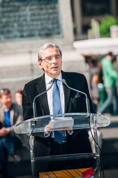 Roland Ries mayor of Strasbourg — Stock Photo, Image