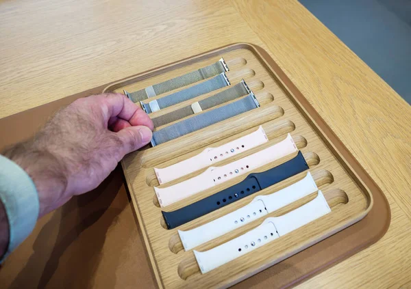 Cinturini per l'iconico prodotto indossabile Apple — Foto Stock