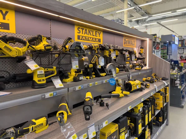 Stanley Fatmax tools in DIY store — Photo