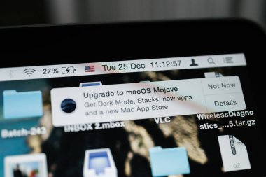 Mako Mojave 'a Yükseltme için yakın çekim lensi görüntüsü