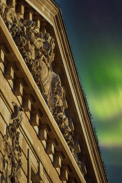 Belas decorações no edifício Aubette no centro de Estrasburgo — Fotografia de Stock