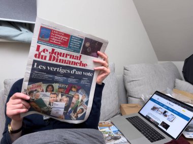 Marine Le Pen ve Fransa Cumhurbaşkanı Emmanuel Macron - 2022 başkanlık seçimleri