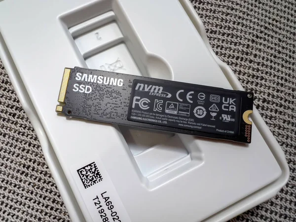 Paris France Apr 2022 New Unboxed Samsung 980 Pro Nvme — Stock Photo, Image