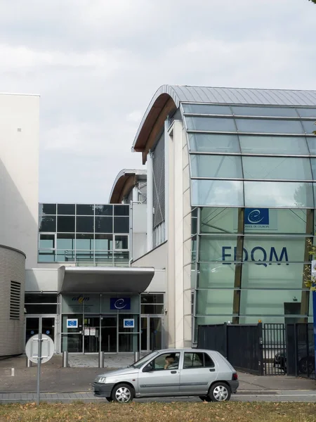 法国斯特拉斯堡 2022年8月31日 Edqm总部 欧洲委员会分部的前景色 — 图库照片