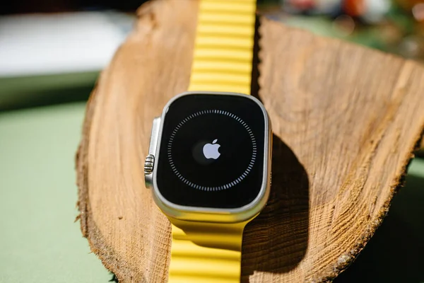 Londres Reino Unido Sep 2022 Desembalaje Del Nuevo Apple Watch — Foto de Stock
