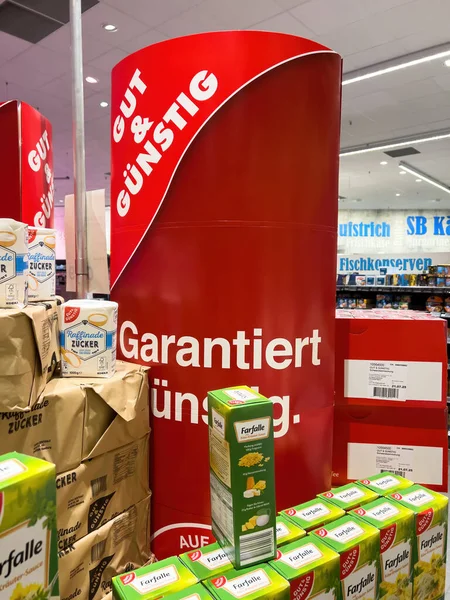 Frankfurt Alemanha Setembro 2022 Estande Especial Com Deliciosa Massa Farfalle — Fotografia de Stock