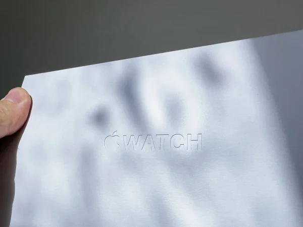 London Egyesült Királyság 2022 Szeptember Apple Watch Series Ultra Csomagját — Stock Fotó
