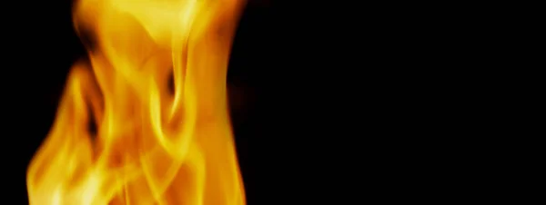 Fondo Fuego Llama Ardiente Abstracta Fondo Negro Representa Poder Quema —  Fotos de Stock