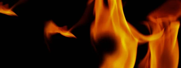 Fire Background Abstract Burning Flame Black Background Represents Power Burning — Stock Photo, Image
