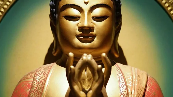 Buddha Statue Buddhistische Skulptur Bilder Des Chinesischen Buddhas Tempel Von — Stockfoto
