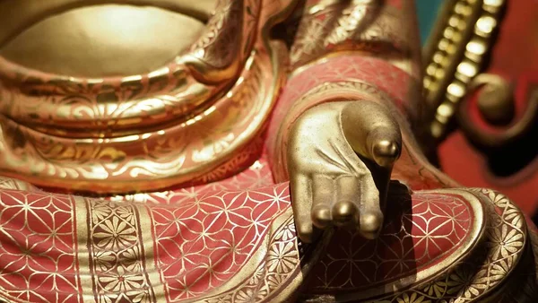 Estátua Buda Escultura Budista Imagens Buda Chinês Templo Singapura Buda — Fotografia de Stock