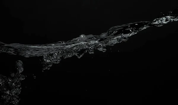 Водяна Бульбашка Содової Розбризкує Плаває Представляють Ігристі Освіжаючі Крупним Планом — стокове фото