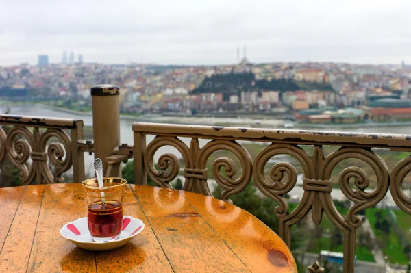 Istanbul genel bakış gelen pierre loti Cafe — Stok fotoğraf