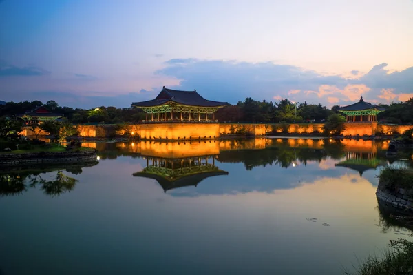 Anapji Pond in Gyeongju, South Korea — Stock Photo, Image