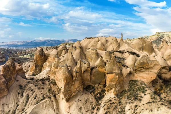 Unique rock formations in Cappadocia, Turkey — Stock Photo, Image