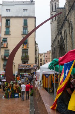 Katalan bağımsızlığı için insan zinciri