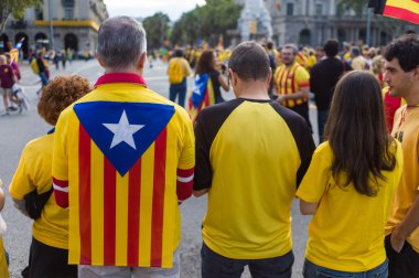 Katalan bağımsızlığı için insan zinciri