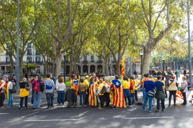 Katalan bağımsızlığı için insan zinciri