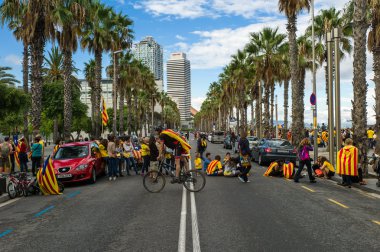 Katalan bağımsızlığı için insan zinciri