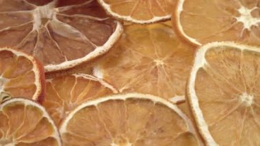 Decay, Orange slice is rotting, Mold and bacteria, Fruit quickly become small and wrinkled, T