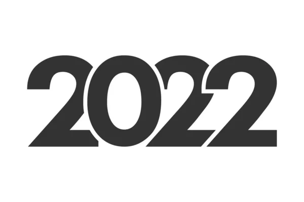 Szczęśliwego Nowego Roku 2021 logo projektowania tekstów. — Wektor stockowy