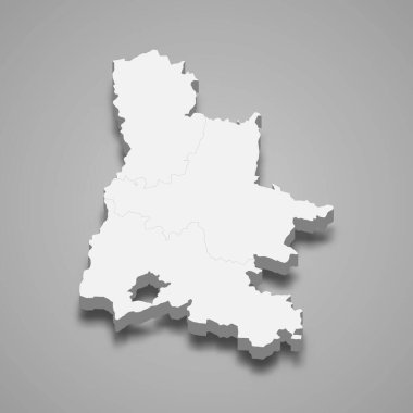 Drome 'un 3d izometrik haritası Fransa' da bir bölümdür.