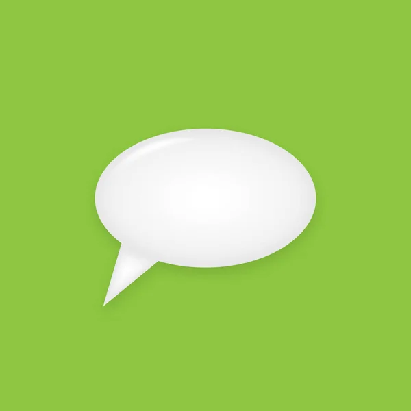 3D abstract speech bubble icons, char message symbol — Wektor stockowy
