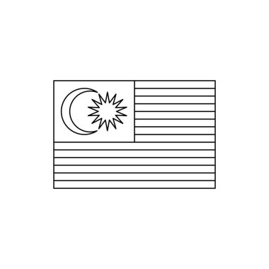 Malaysia black flag