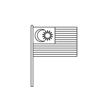Black flag malaysia 🇲🇾 Flag