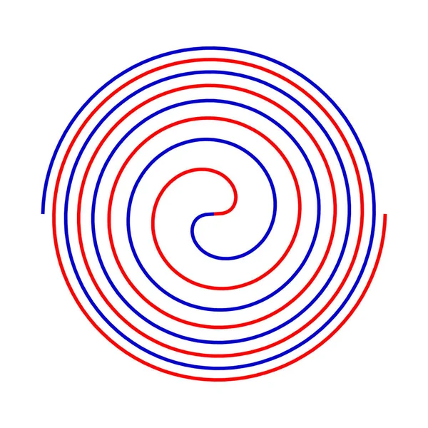 费马螺旋线或抛物线螺旋线是以费马螺旋线命名的平面曲线 黄金比率 — 图库矢量图片