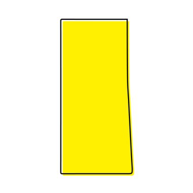 Saskatchewan, Kanada 'da bir şehirdir. Biçimlendirilmiş minimal çizgi tasarımı