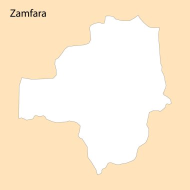 Zamfara 'nın Yüksek Kalite Haritası, Nijerya' nın bir bölgesidir.