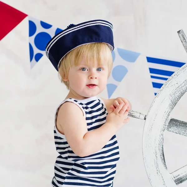 Mały żeglarz moda — Zdjęcie stockowe