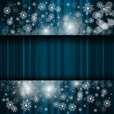 Christmas and new year night background clipart