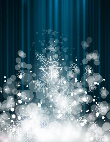 Noël et Nouvel An nuit fond — Image vectorielle